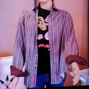 Robert Graham classy hip long sleeve shirt
